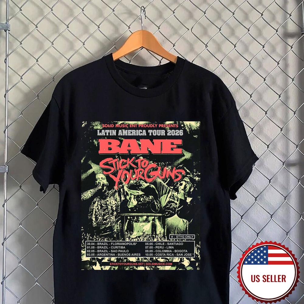 Bane Band Latin American tour 2026 T Shirt Size S-5XL Unisex T-Shirt XXL
Bane Band Latin American tour 2026 T Shirt Size S-5XL Unisex T-Shirt XXL