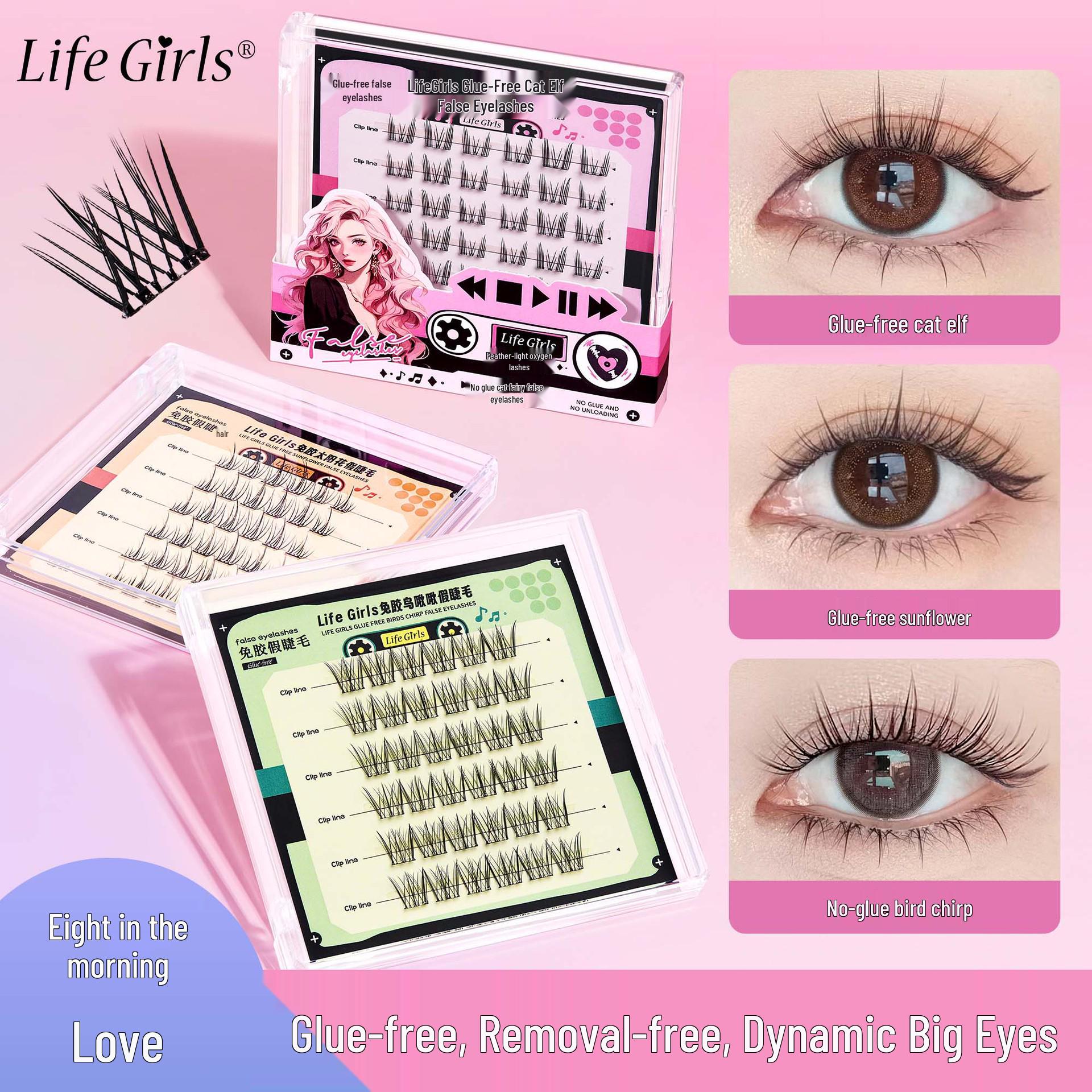 Cat Elf Natural-Look False Eyelashes: Glue-Free, Transparent Band, Dense & Beginner-Friendly Style
Cat Elf Natural-Look False Eyelashes: Glue-Free, Transparent Band, Dense & Beginner-Friendly Style