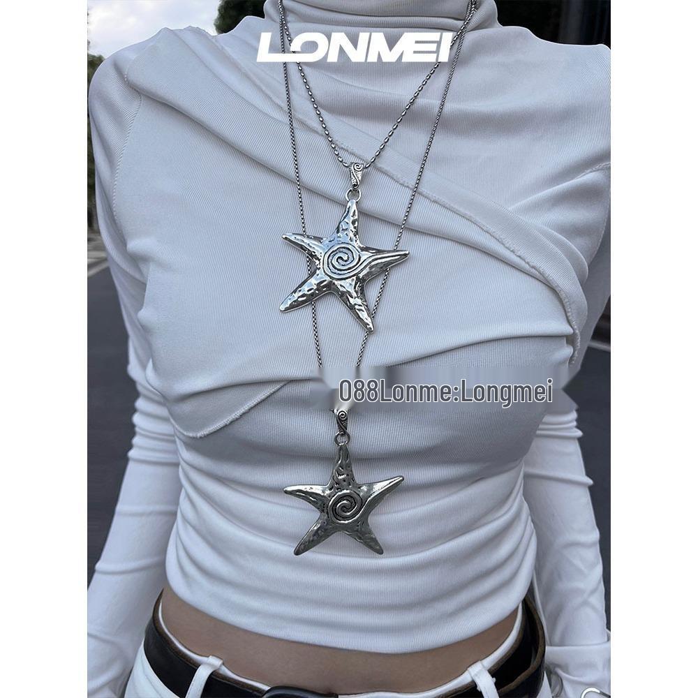 Ocean Star Necklace: Women s Trendy Subculture Style with Starfish Clavicle Chain - Sweet and Cool Vacation Accessory Real Gold Plating
Ocean Star Necklace: Women s Trendy Subculture Style with Starfish Clavicle Chain - Sweet and Cool Vacation Accessory Real Gold Plating