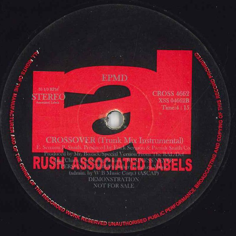 12inch Record EPMD - Crossover CROSS4662 RUSH ASSOCIATED US Rap & Hip-Hop/R&B Used
12inch Record EPMD - Crossover CROSS4662 RUSH ASSOCIATED US Rap & Hip-Hop/R&B Used