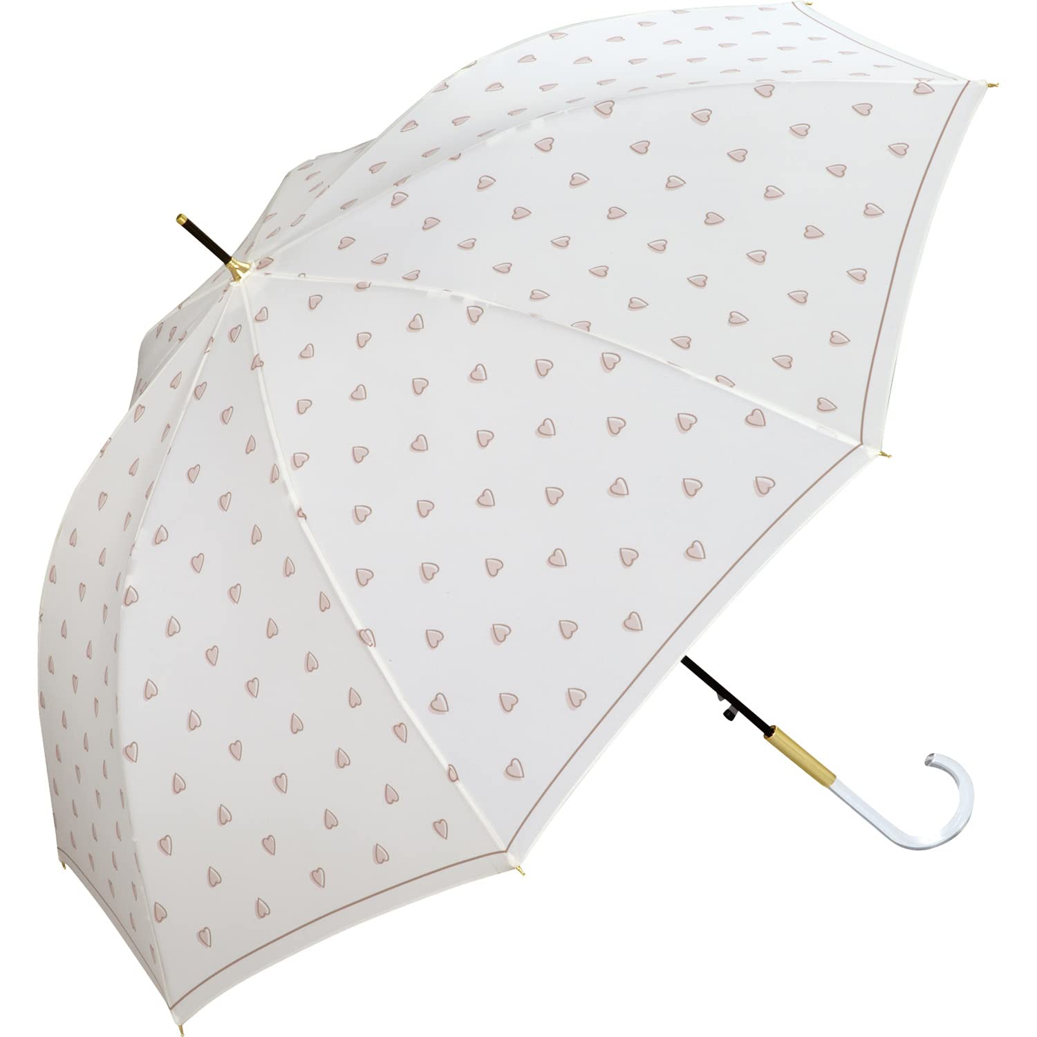Umbrella Charmy Heart Off Long Umbrella 58cm For Both Sunny and Rainy Days Large Heart Pattern Pastel Color Clear Handle Feminine For Commuting To
Umbrella Charmy Heart Off Long Umbrella 58cm For Both Sunny and Rainy Days Large Heart Pattern Pastel Color Clear Handle Feminine For Commuting To