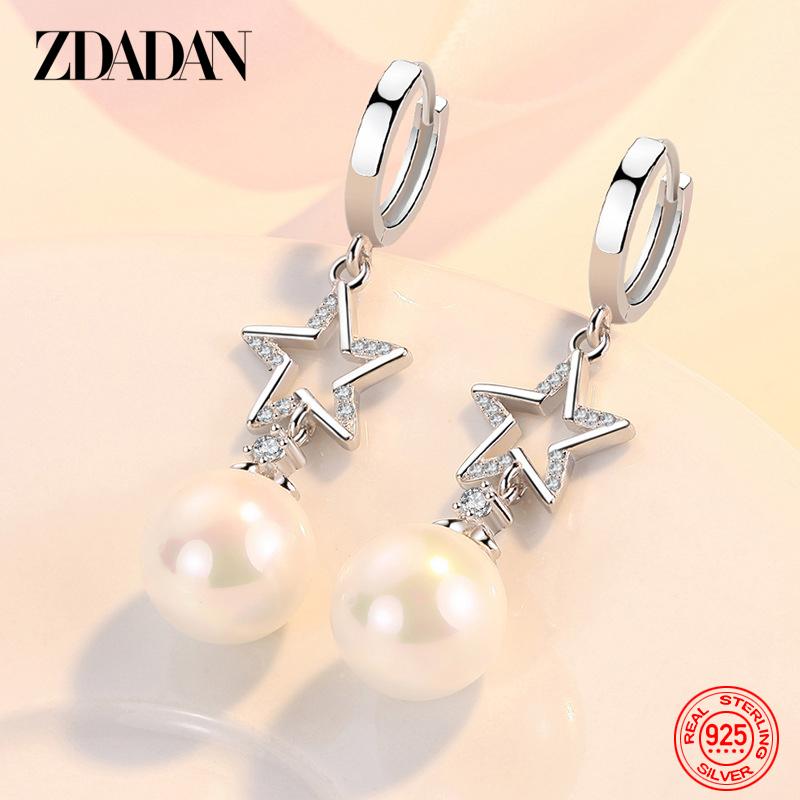 925 Sterling Silver Black Pearl Long Dangle Earring for Women Fashion Wedding Jewelry Gift 12MM білий
925 Sterling Silver Black Pearl Long Dangle Earring for Women Fashion Wedding Jewelry Gift 12MM білий