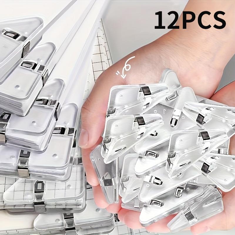 12/24pcs Transparent Triangle Clip – Modern Organizer for Office, School Sheets, Test Papers, and Home Filing
12/24pcs Transparent Triangle Clip – Modern Organizer for Office, School Sheets, Test Papers, and Home Filing