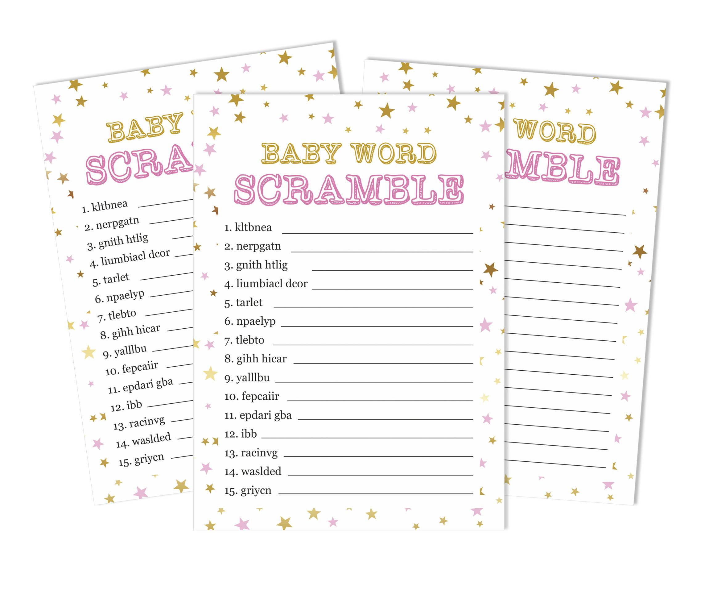 Inkdotpot 50-PackA Baby WordA ScrambleA Baby ShowerA Игровые карты Confetti Star Гендерно-нейтральные товары для вечеринок-Fun Baby Shower 5 x 7 Inches
Inkdotpot 50-PackA Baby WordA ScrambleA Baby ShowerA Игровые карты Confetti Star Гендерно-нейтральные товары для вечеринок-Fun Baby Shower 5 x 7 Inches