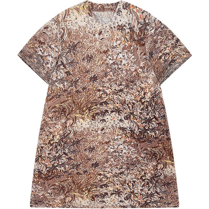 Женское платье А-силуэта с короткими рукавами от JNBY M
Женское платье А-силуэта с короткими рукавами от JNBY M