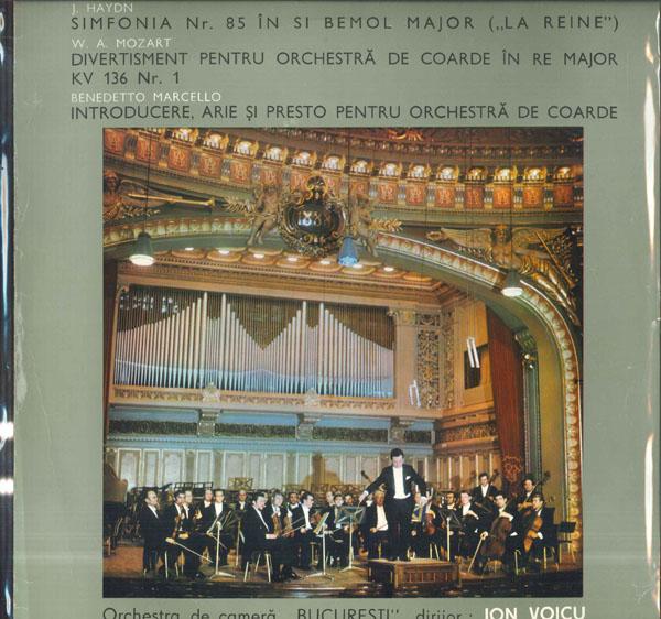LP Record ION VOICU ORCHESTRA DE CAMERA BUCU Haydn Simfonia Nr85 In Si Bemol Maj STMECE0908 ELECTRECORD 1977 Romania Classical Used
LP Record ION VOICU ORCHESTRA DE CAMERA BUCU Haydn Simfonia Nr85 In Si Bemol Maj STMECE0908 ELECTRECORD 1977 Romania Classical Used