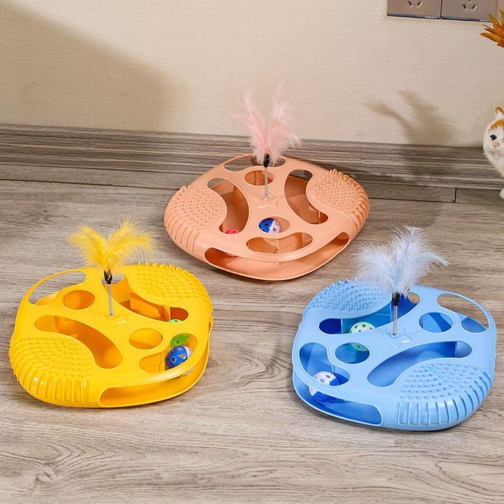 Intellectual Toys Cat Toy Maze Box Self-Hi Cat Game Turntable Creative Cat Track Toys Scratching синій
Intellectual Toys Cat Toy Maze Box Self-Hi Cat Game Turntable Creative Cat Track Toys Scratching синій
