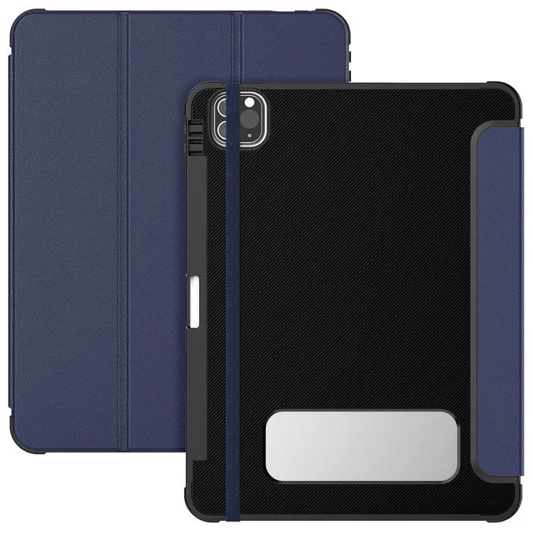 For iPad Pro 11-inch (2018) / (2022) / (2021) / (2020) / Air (2020) / (2022) Case Leather Tablet Cover with Pen Slot - Navy Blue
For iPad Pro 11-inch (2018) / (2022) / (2021) / (2020) / Air (2020) / (2022) Case Leather Tablet Cover with Pen Slot - Navy Blue