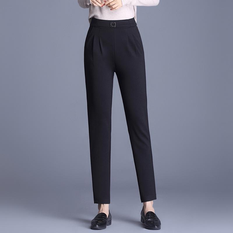 Black High Waist Korean Style Tapered Harem Pants - Elastic Slim Fit for Spring Casual Wear 29/XL чёрный
Black High Waist Korean Style Tapered Harem Pants - Elastic Slim Fit for Spring Casual Wear 29/XL чёрный