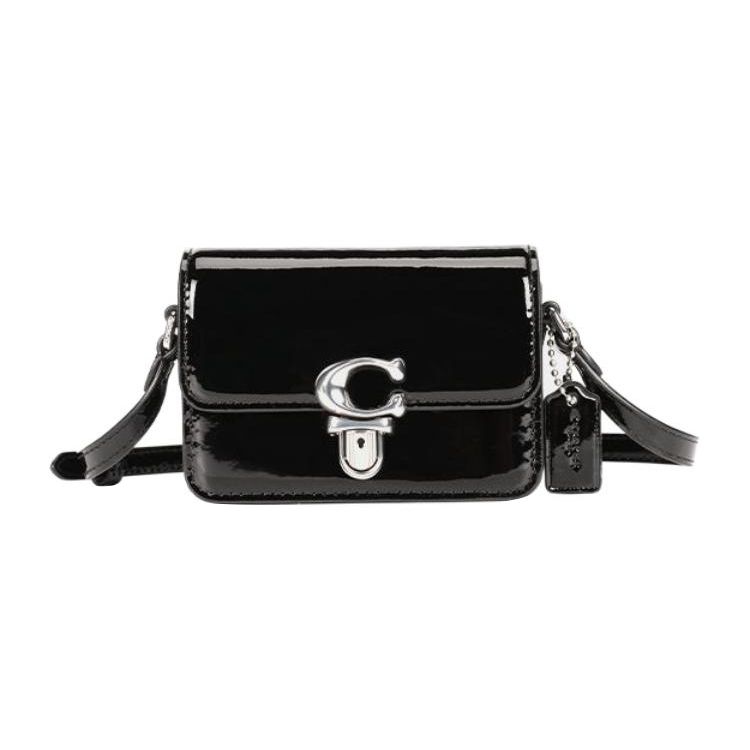 Coach Studio 12 Push Button Closure Adjustable Shoulder Strap Patent Leather Mini Crossbody Bag Women crossbody bag Black CE762-LHBLK Basic Set (Bag+Dust Bag)
Coach Studio 12 Push Button Closure Adjustable Shoulder Strap Patent Leather Mini Crossbody Bag Women crossbody bag Black CE762-LHBLK Basic Set (Bag+Dust Bag)