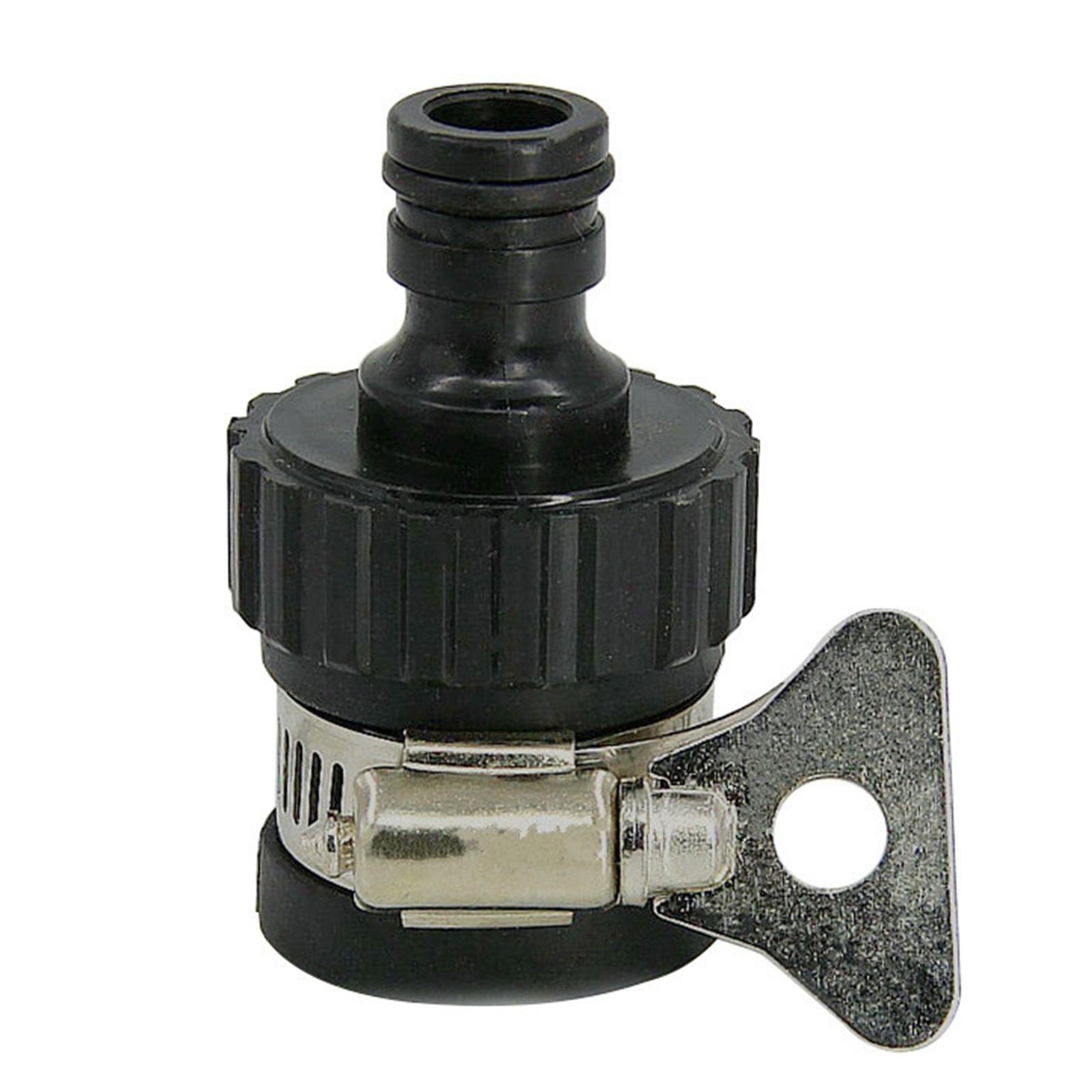 Black Plastic Garden Hose Connector Water Faucet Adapter for Sprayer Nozzle Conversion Multipurpose Irrigation Fitting
Black Plastic Garden Hose Connector Water Faucet Adapter for Sprayer Nozzle Conversion Multipurpose Irrigation Fitting