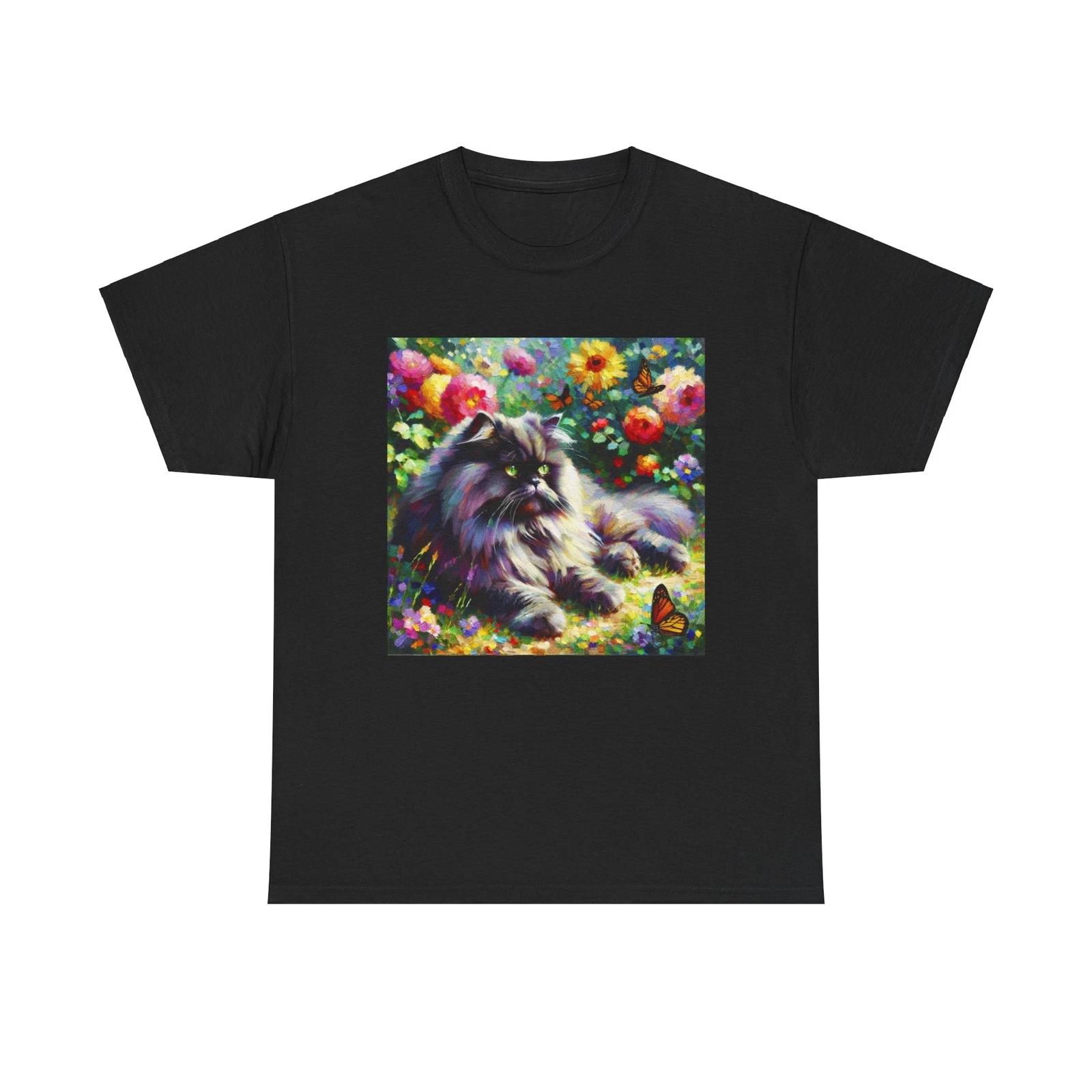 Unisex Adult T Shirt Persian Cat Garden Post-Impressionist Artwork Butterfly Tee 4XL
Unisex Adult T Shirt Persian Cat Garden Post-Impressionist Artwork Butterfly Tee 4XL