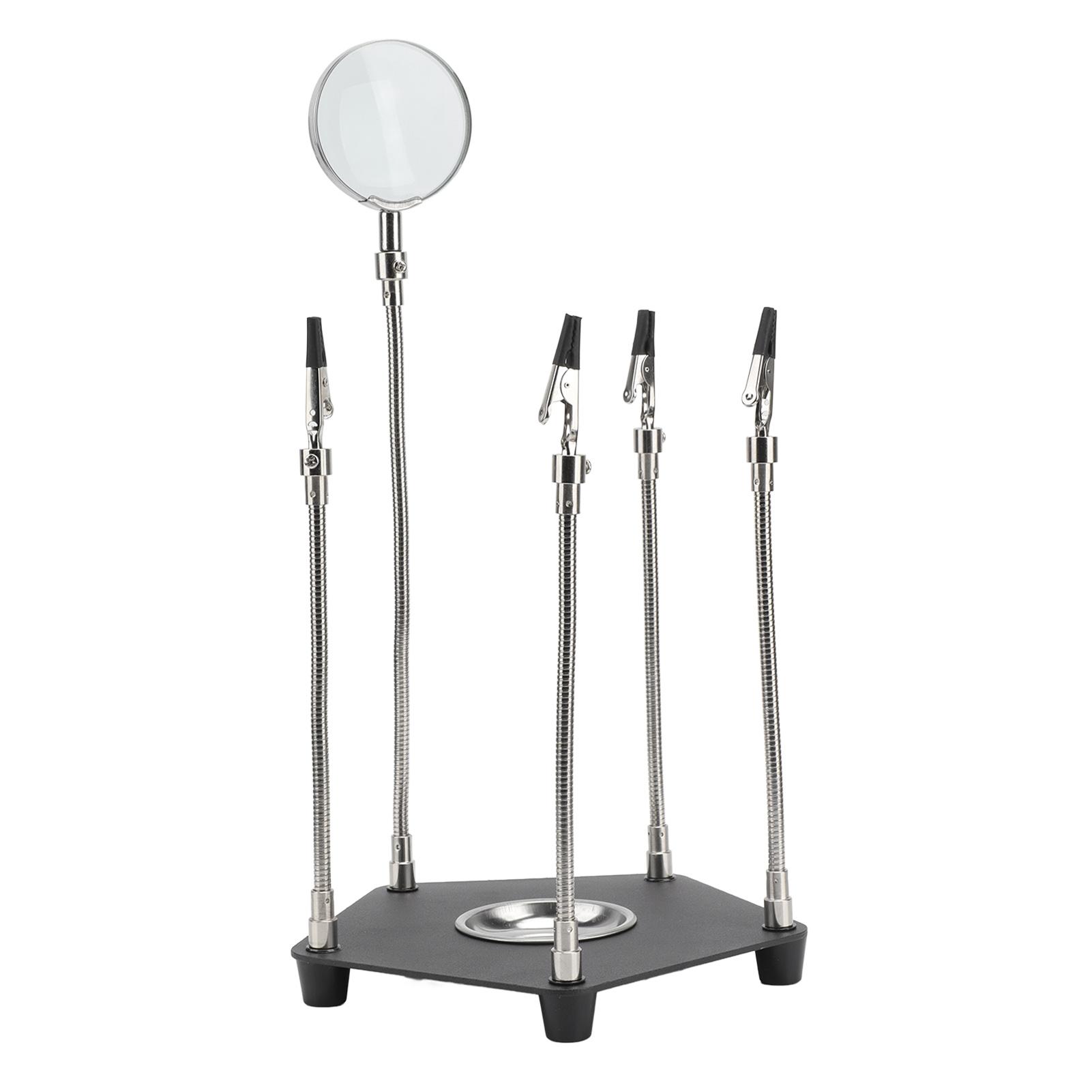 Soldering Holder Solder Fixture Welding Helping Hands with Magnifying Glass for Working
Soldering Holder Solder Fixture Welding Helping Hands with Magnifying Glass for Working