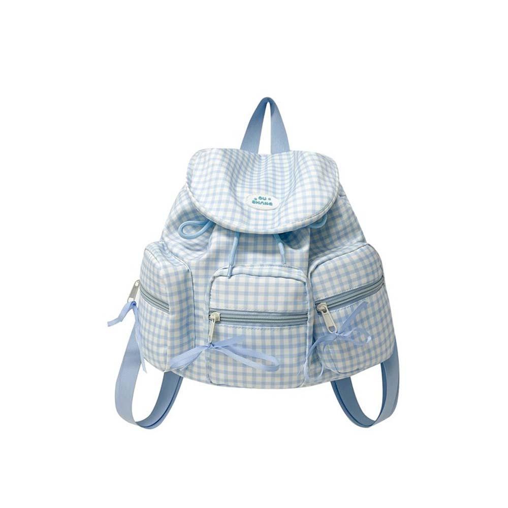Plaid Women Daily School Bag Large Capacity Silver PU Daypack Korean Drawstring Backpack Women синій
Plaid Women Daily School Bag Large Capacity Silver PU Daypack Korean Drawstring Backpack Women синій