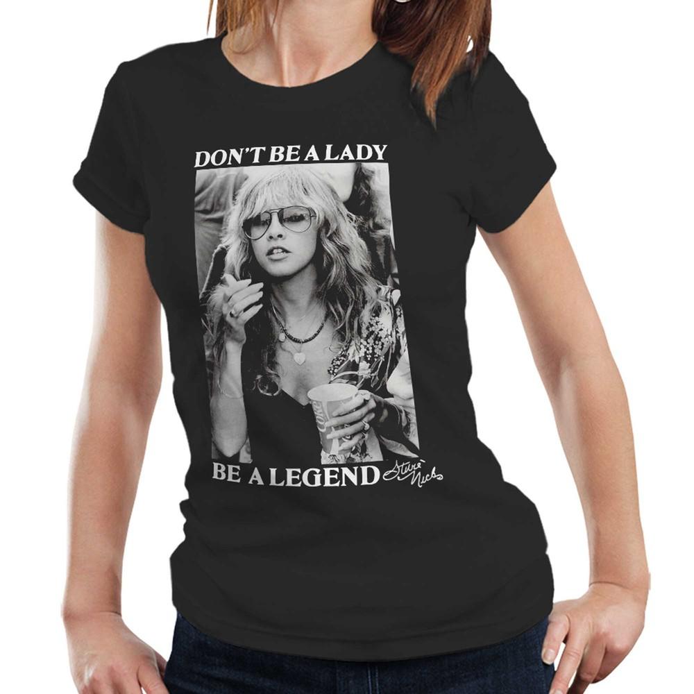 Stevie Nicks Tshirt Dont Be A Lady Be A Legend Semi Fitted Ladies Retro Vintage 4XL
Stevie Nicks Tshirt Dont Be A Lady Be A Legend Semi Fitted Ladies Retro Vintage 4XL