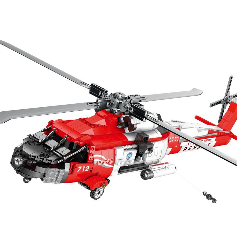 1093PCS HH-60J Вертоліт Black Hawk Будівельні блоки Військовий Прибережний Вертоліт Класична Модель Цеглинки Іграшки Дитячі Подарунки на Свята
1093PCS HH-60J Вертоліт Black Hawk Будівельні блоки Військовий Прибережний Вертоліт Класична Модель Цеглинки Іграшки Дитячі Подарунки на Свята