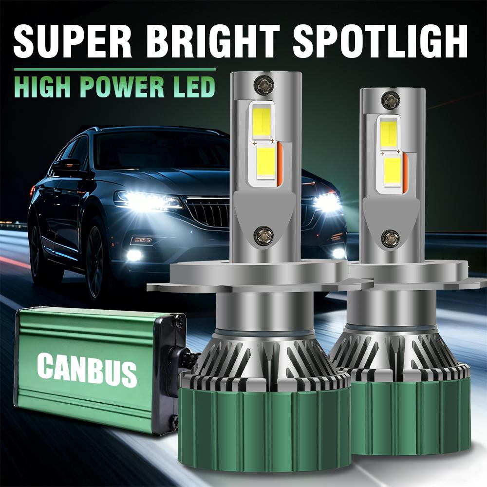 H4 High Low Beam LED Headlight High Power Canbus Turbo Lamp with External Drive 6000K Car Light DC12V H4/9003/HB2 Hi/Lo
H4 High Low Beam LED Headlight High Power Canbus Turbo Lamp with External Drive 6000K Car Light DC12V H4/9003/HB2 Hi/Lo
