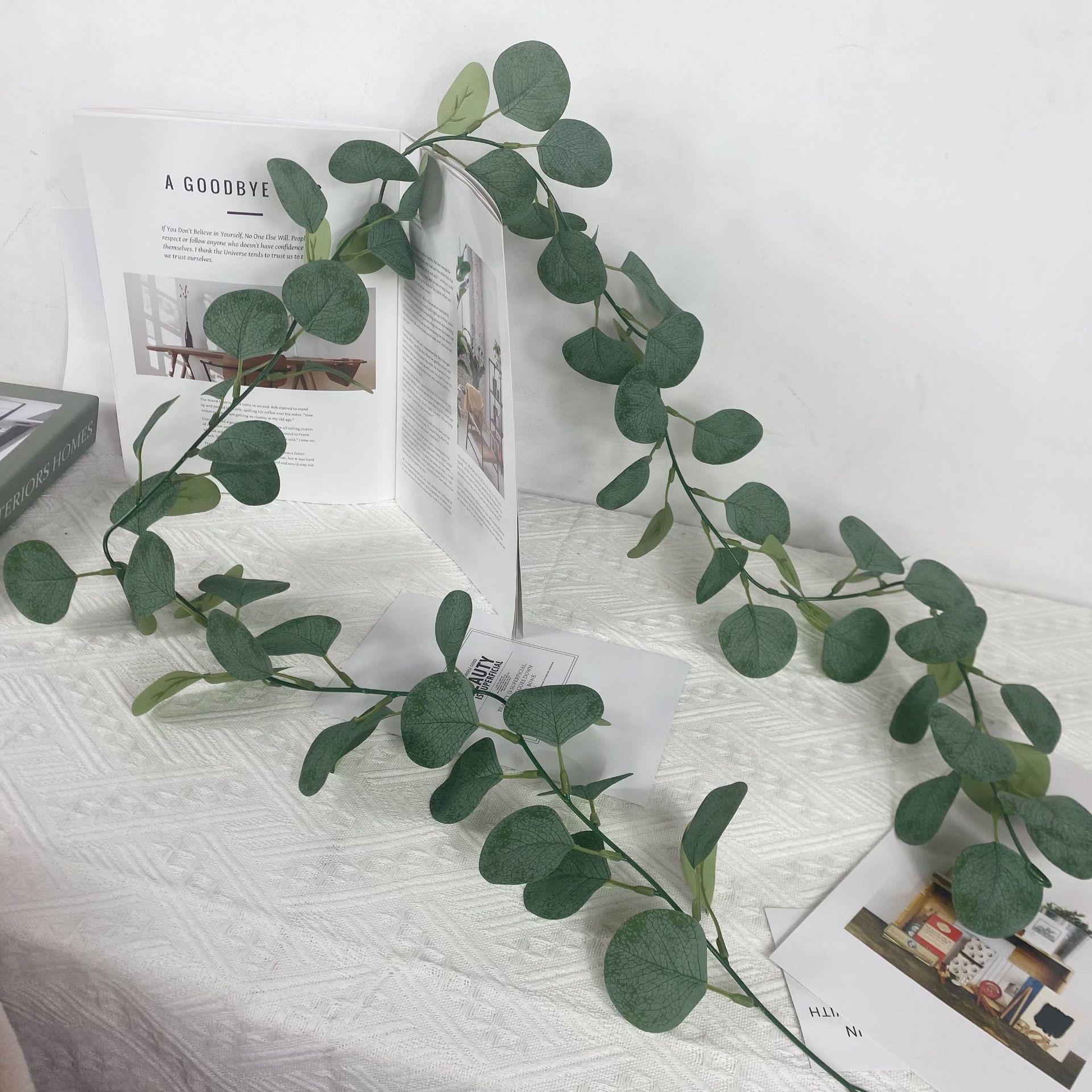 Artificial Simulation Green Plant Vine 72 Mesh Money Leaf Eucalyptus Leaf Home Decoration Simulation Eucalyptus Vine
Artificial Simulation Green Plant Vine 72 Mesh Money Leaf Eucalyptus Leaf Home Decoration Simulation Eucalyptus Vine
