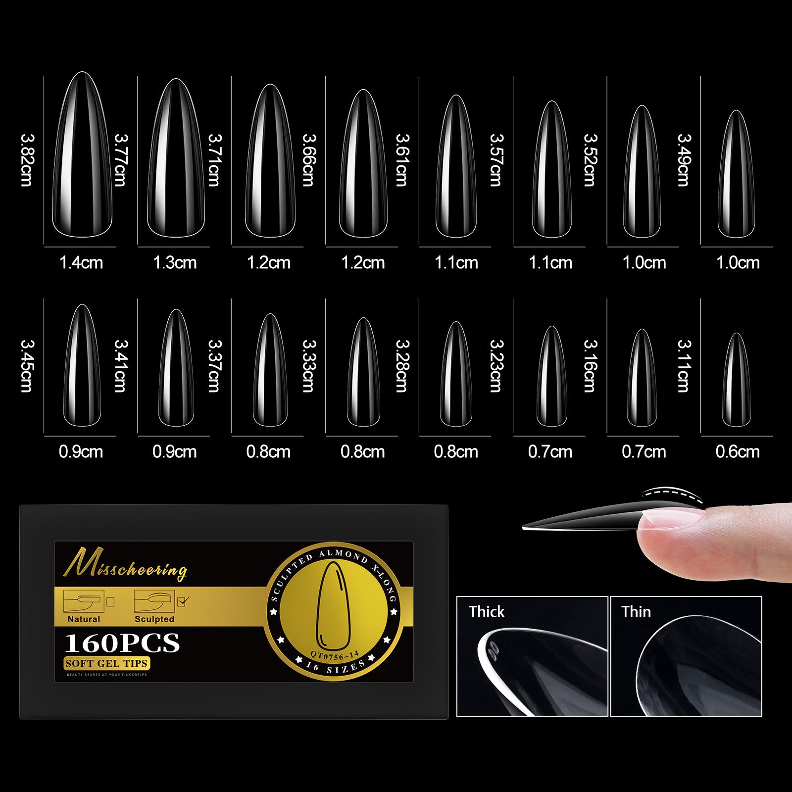 S-2XL Glossy False Nail Tips Sculpted Soft Gel Almond Coffin Stiletto Full Cover Press On Nails Artificial DIY Extension Supplie
S-2XL Glossy False Nail Tips Sculpted Soft Gel Almond Coffin Stiletto Full Cover Press On Nails Artificial DIY Extension Supplie