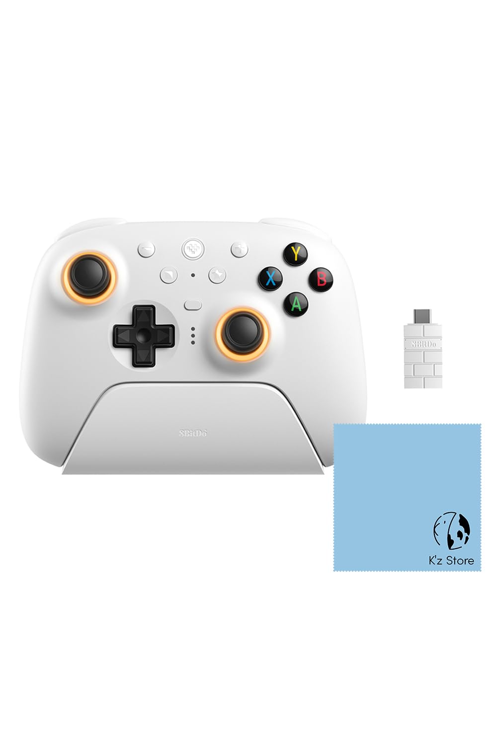 Бездротовий контролер 8BitDo Ultimate 2 з RGB Сумісний з TMR, Висока швидкість відповіді, Легкий, Windows/Android (Білий) білий
Бездротовий контролер 8BitDo Ultimate 2 з RGB Сумісний з TMR, Висока швидкість відповіді, Легкий, Windows/Android (Білий) білий