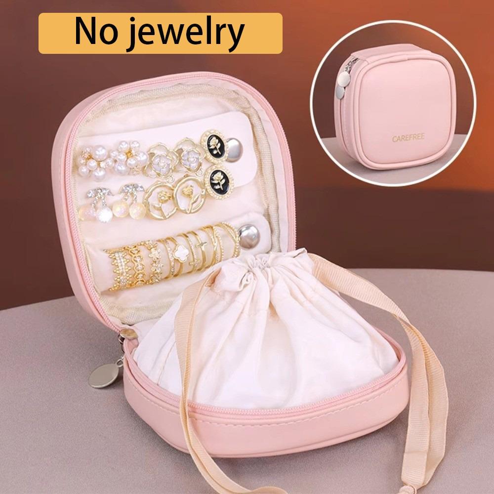 Portable PU Jewelry Box Drawstring Light Lipstick Bag Jewelry Storage Bags Small Liner Bag Travel Earrings and Rings Organizer розовый
Portable PU Jewelry Box Drawstring Light Lipstick Bag Jewelry Storage Bags Small Liner Bag Travel Earrings and Rings Organizer розовый