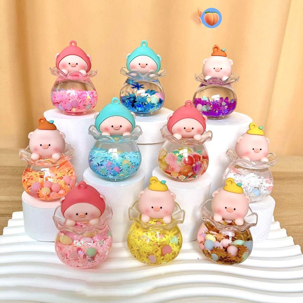 Flashing Piggy Mini Fruit Piggy Ornaments Two-color Bead Car Ornaments Candy Color Peach Piggy
Flashing Piggy Mini Fruit Piggy Ornaments Two-color Bead Car Ornaments Candy Color Peach Piggy