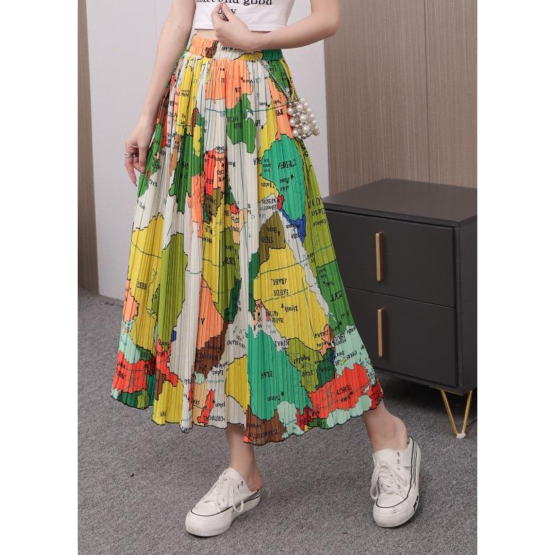 Spring new fashion pleated skirt digital printing long skirt elastic waist supply temperament commuting One size fits all
Spring new fashion pleated skirt digital printing long skirt elastic waist supply temperament commuting One size fits all