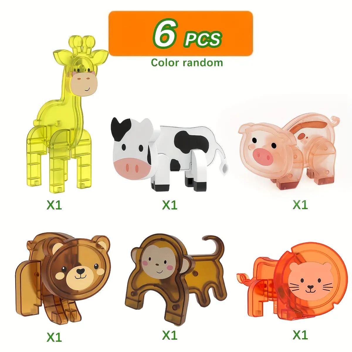 3D Dinosaur, Farm Animal, Penguin & Polar Bear Magnetic Building Blocks. Dinosaur World playset, perfect gift for boys and girls
3D Dinosaur, Farm Animal, Penguin & Polar Bear Magnetic Building Blocks. Dinosaur World playset, perfect gift for boys and girls
