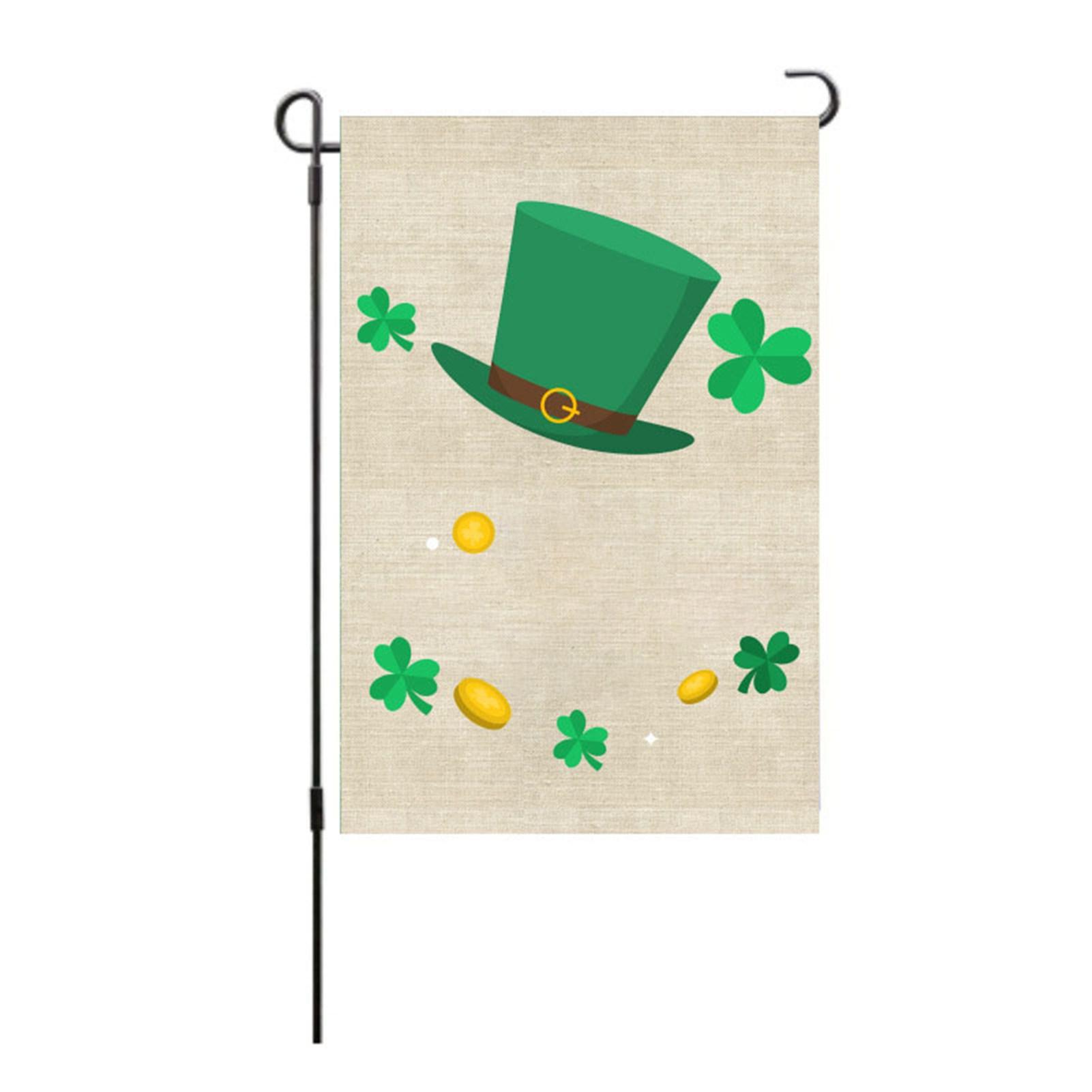 St Patricks Day Garden Flag Innovative Exquisite Decorative Double Side Garden Flag for Irish
St Patricks Day Garden Flag Innovative Exquisite Decorative Double Side Garden Flag for Irish
