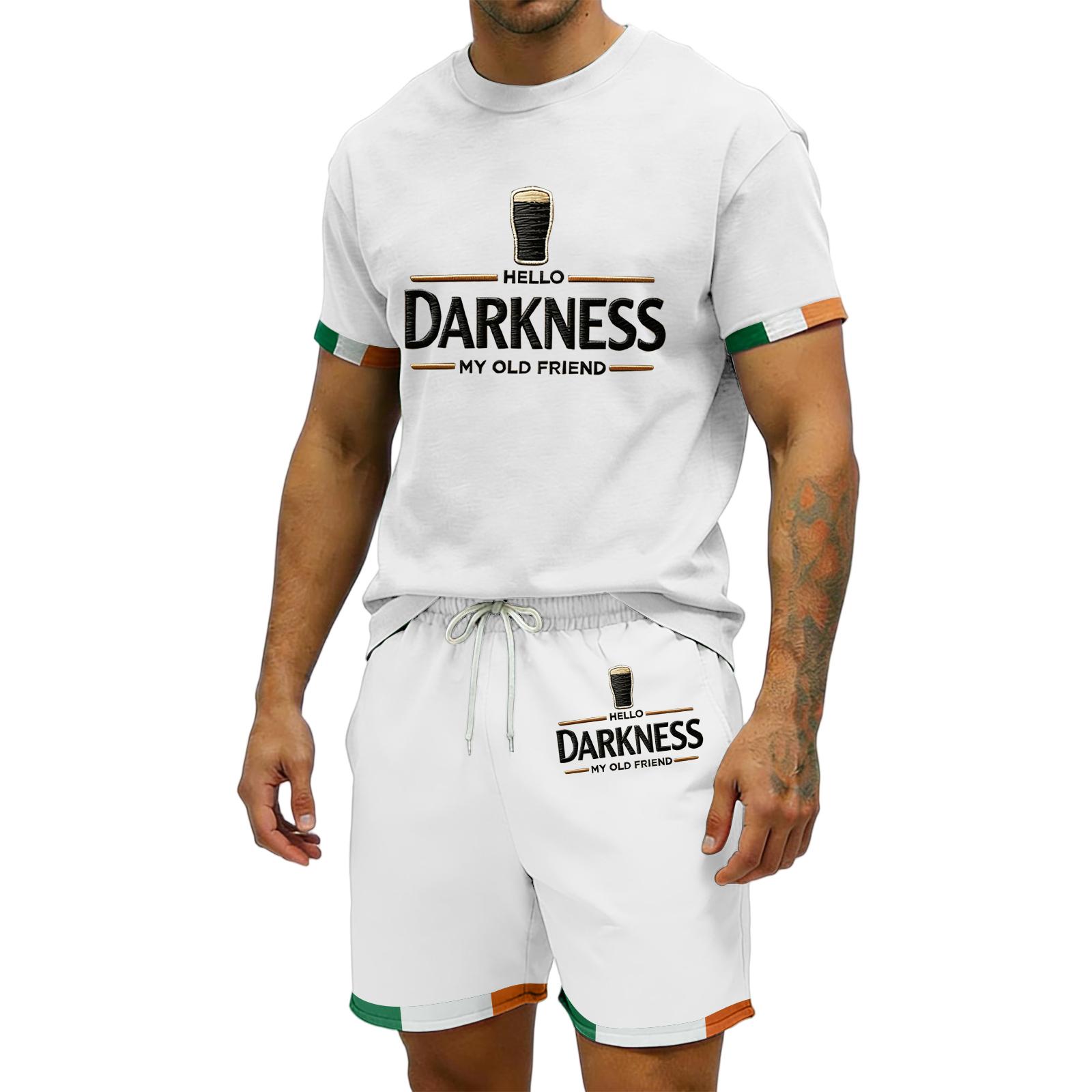 Men s Round Neck Short Sleeve T-Shirt Set - Round Neck Short Sleeve Top With Drawstring Sporty Beach Pants Two-Piece Set XL білий
Men s Round Neck Short Sleeve T-Shirt Set - Round Neck Short Sleeve Top With Drawstring Sporty Beach Pants Two-Piece Set XL білий
