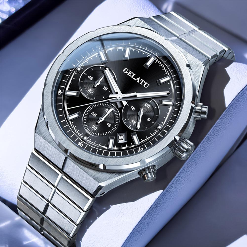 GELATU Men Watches 8001 Top Brand Luxury Business Original Quartz Watch for Man Waterproof Luminous Date Stainless Steel Fashion No
GELATU Men Watches 8001 Top Brand Luxury Business Original Quartz Watch for Man Waterproof Luminous Date Stainless Steel Fashion No