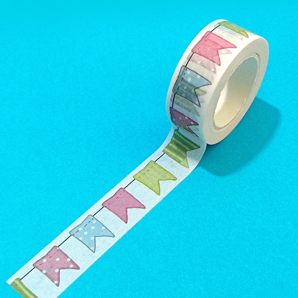 Colour Flag Paper Tape for DIY Decoration Scrapbook Planner Masking Tape Adhesive Tape
Colour Flag Paper Tape for DIY Decoration Scrapbook Planner Masking Tape Adhesive Tape