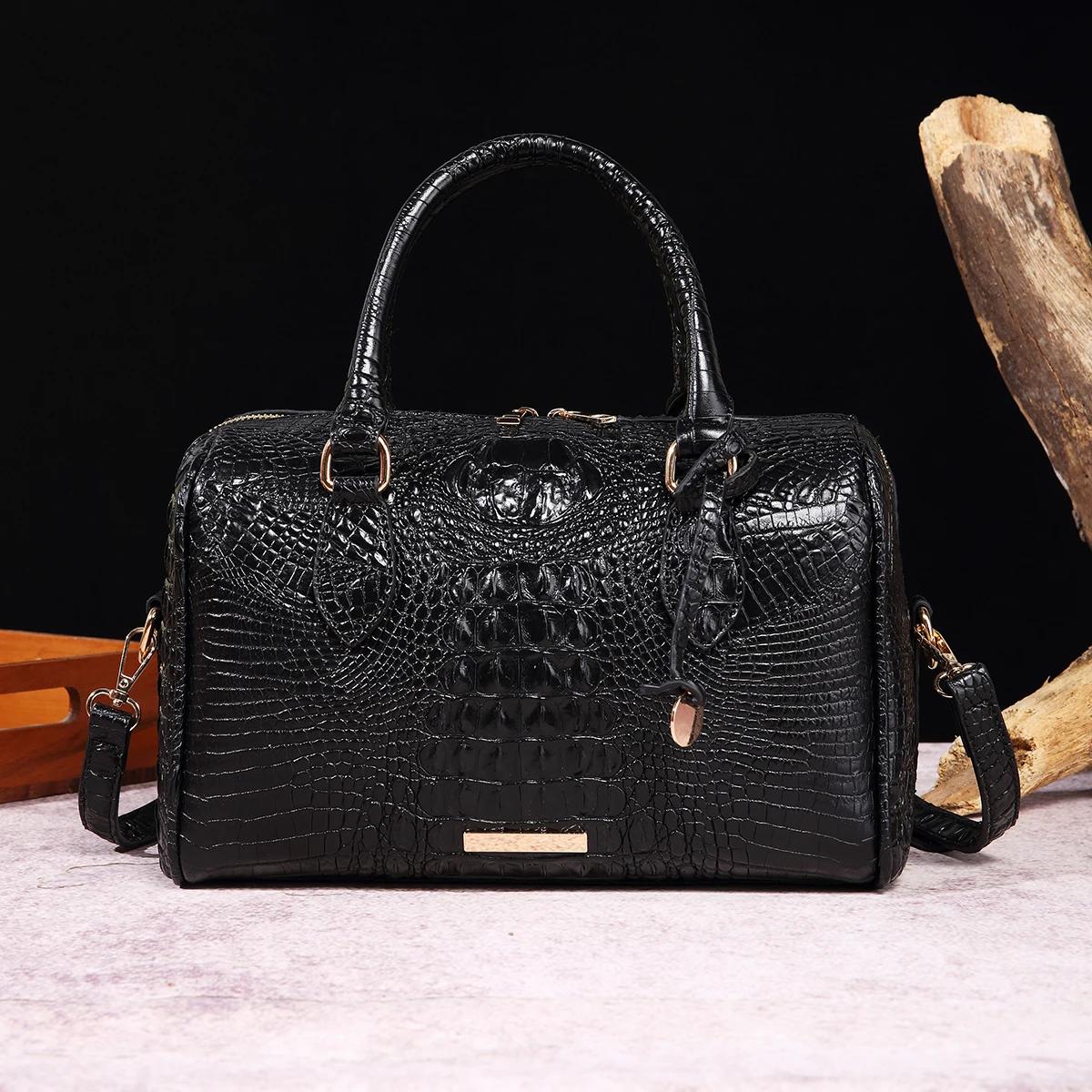 Ombre Crocodile Embossed Boston Handbag Classic Style Crossbody Bag Women s Leather Satchel Purse
Ombre Crocodile Embossed Boston Handbag Classic Style Crossbody Bag Women s Leather Satchel Purse