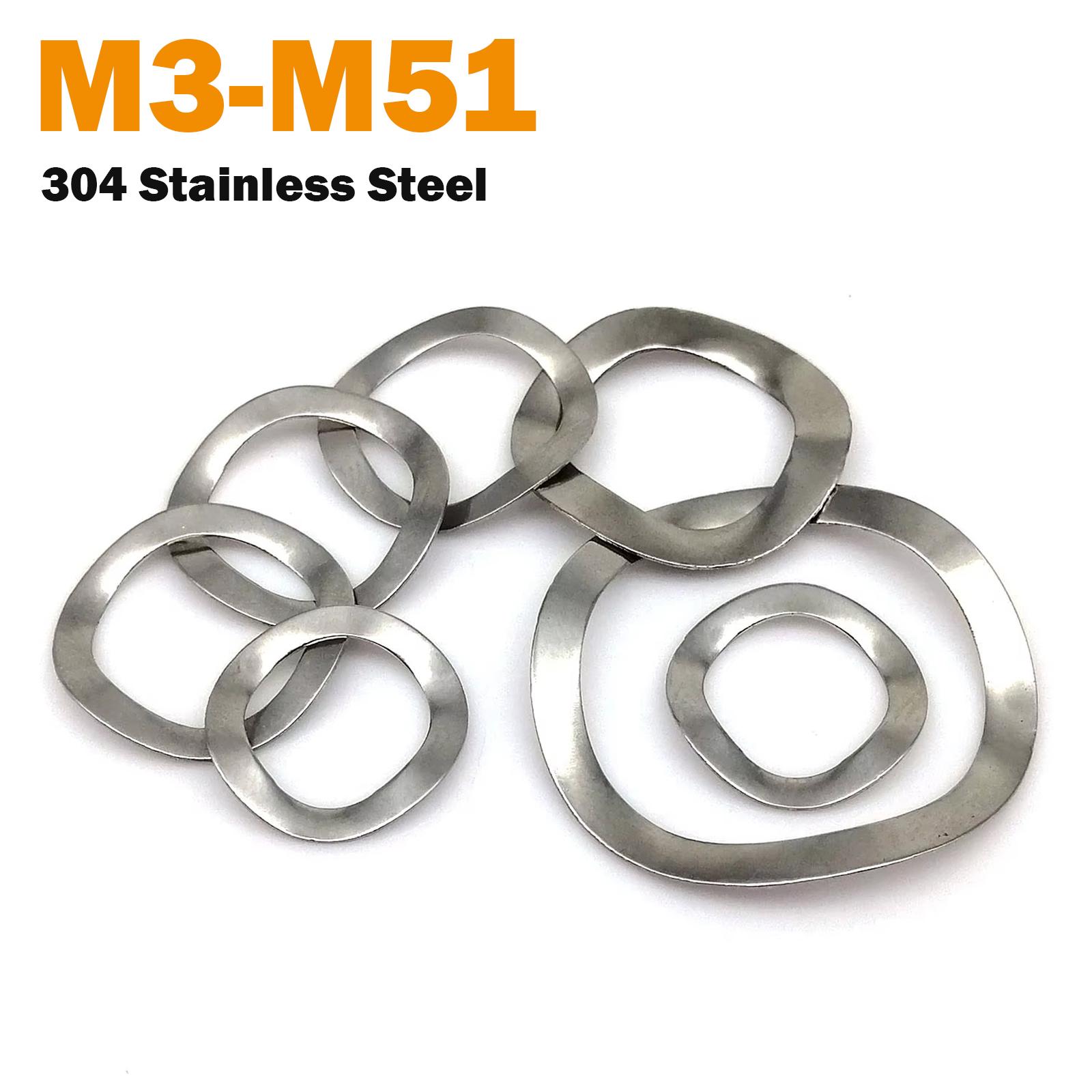 M3 M4 M5 M6 M8 M10 M12 M14 M16 M19 ~M51 Wave Washer 304 Stainless Steel Bearing Shafts Three Wave Crest Type Spring Washer M10x15x0.3mm-20Pcs
M3 M4 M5 M6 M8 M10 M12 M14 M16 M19 ~M51 Wave Washer 304 Stainless Steel Bearing Shafts Three Wave Crest Type Spring Washer M10x15x0.3mm-20Pcs