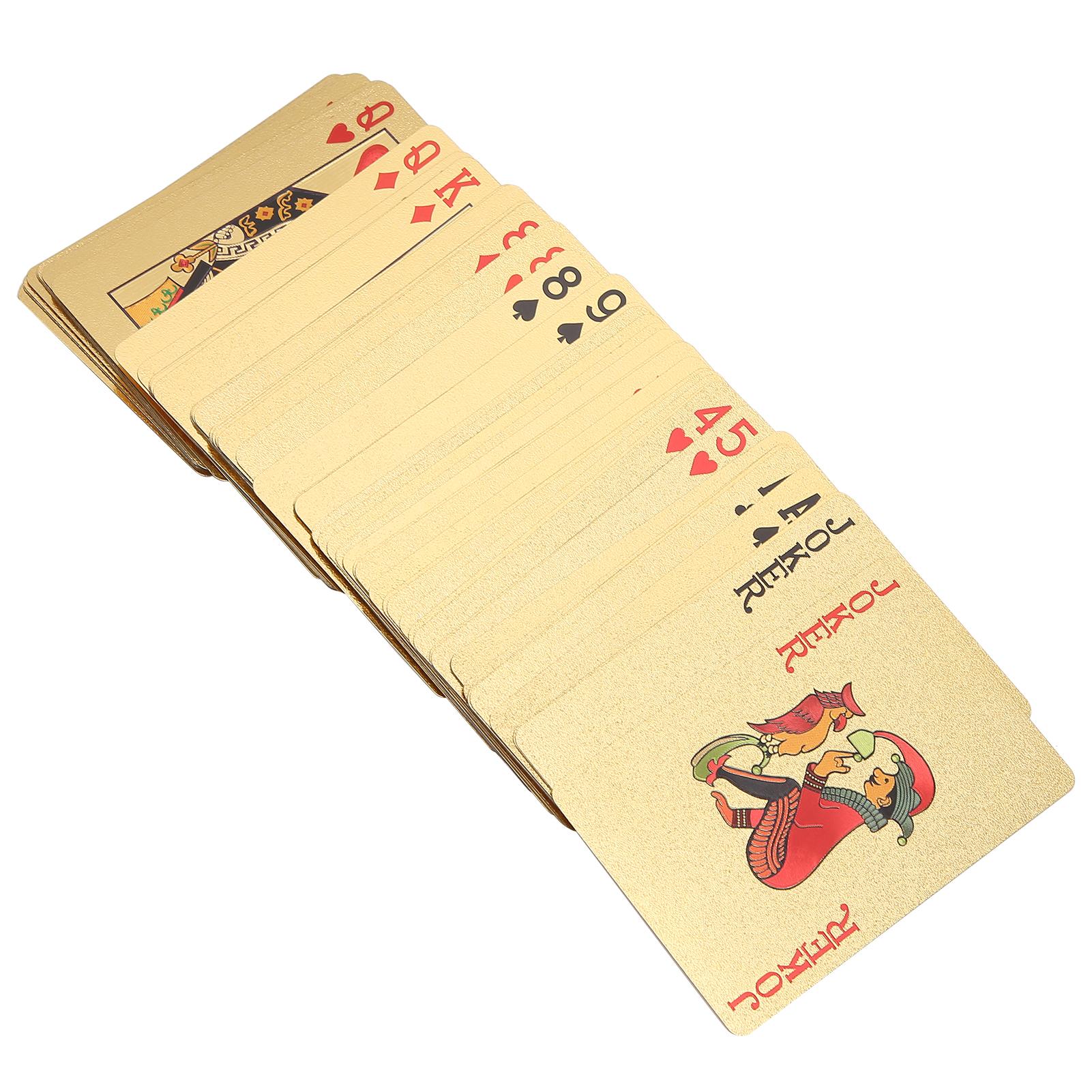 Poker Cards Waterproof Bending Resistance PVC Collection Gifts Table Playing Games
Poker Cards Waterproof Bending Resistance PVC Collection Gifts Table Playing Games