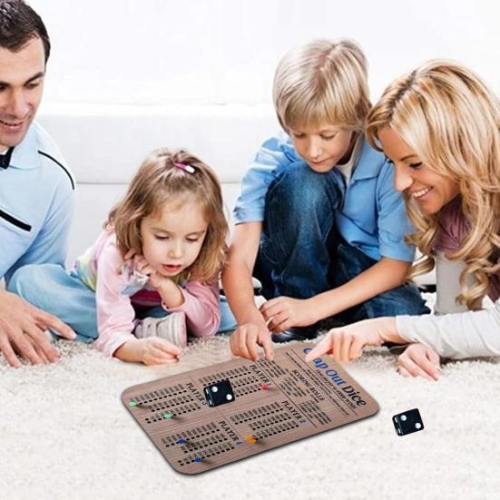 1 комплект табло для игры в кости с колышком для кубиков, деревянные кости для 4 игроков, комплект доски для подсчета очков, реквизит для семейной игры для взрослых, реквизит для ночной вечеринки 13*11cm
1 комплект табло для игры в кости с колышком для кубиков, деревянные кости для 4 игроков, комплект доски для подсчета очков, реквизит для семейной игры для взрослых, реквизит для ночной вечеринки 13*11cm