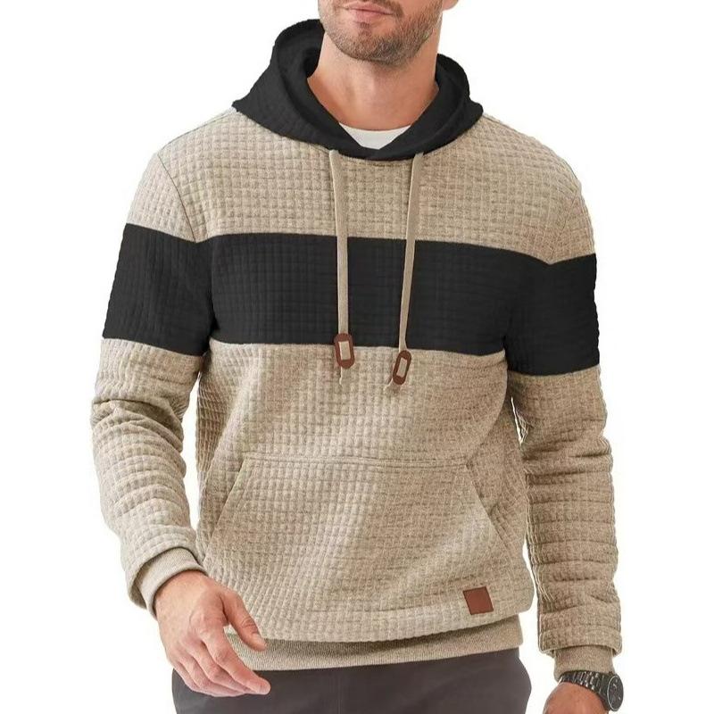 Men s Autumn Winter Waffle Knit Color Block Hoodie Contrast Hood Kangaroo Pocket Sweatshirt S хакі/чорний
Men s Autumn Winter Waffle Knit Color Block Hoodie Contrast Hood Kangaroo Pocket Sweatshirt S хакі/чорний