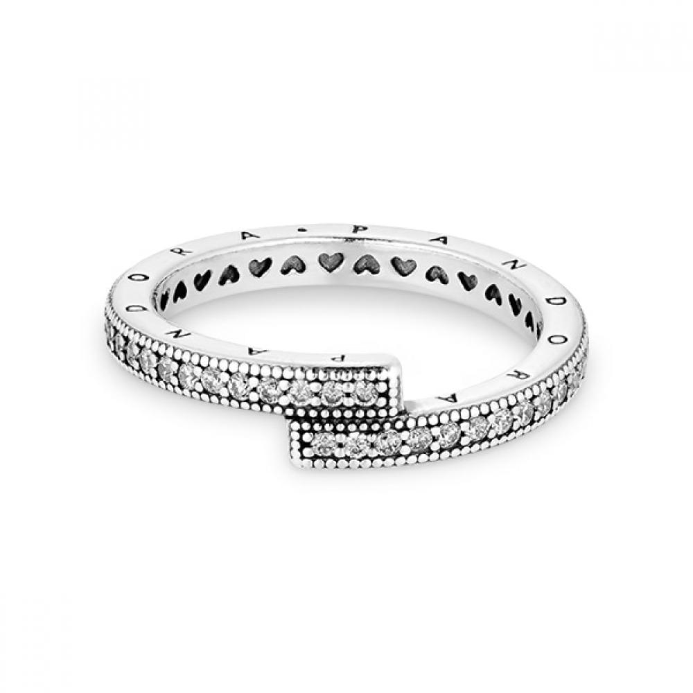 Pandora 199491c01 Signature Sparkling Overlapping Logo Heart Band Silver Ring 199491C01-54
Pandora 199491c01 Signature Sparkling Overlapping Logo Heart Band Silver Ring 199491C01-54