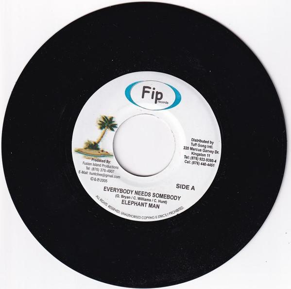 7inch Record ELEPHANT MAN / SCHOOL BOY - Everybody Needs Somebody / No Child NONE FIP Records 2005 Jamaica Reggae, Ska & Dub Used
7inch Record ELEPHANT MAN / SCHOOL BOY - Everybody Needs Somebody / No Child NONE FIP Records 2005 Jamaica Reggae, Ska & Dub Used