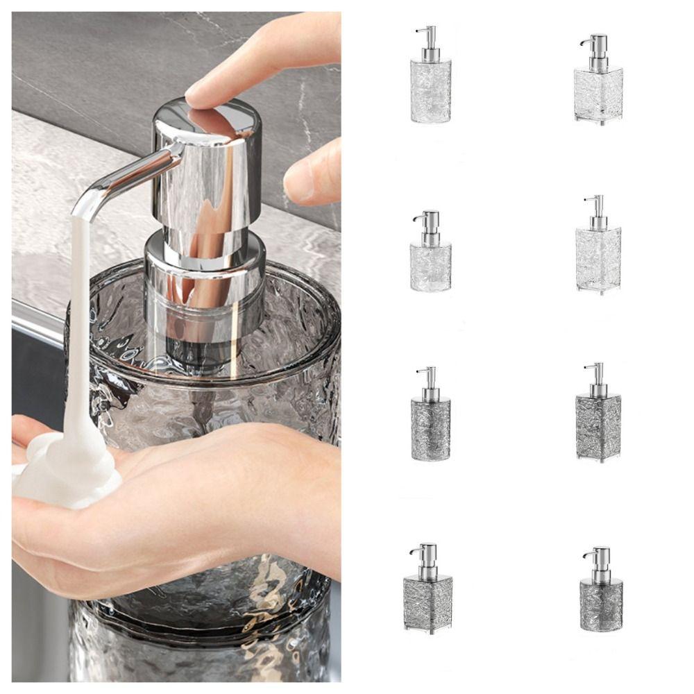 Refillable Shampoo Pump Bottle Waterproof Liquid Soap Bottle Bathroom Accessorie Grey-Round-300ml
Refillable Shampoo Pump Bottle Waterproof Liquid Soap Bottle Bathroom Accessorie Grey-Round-300ml