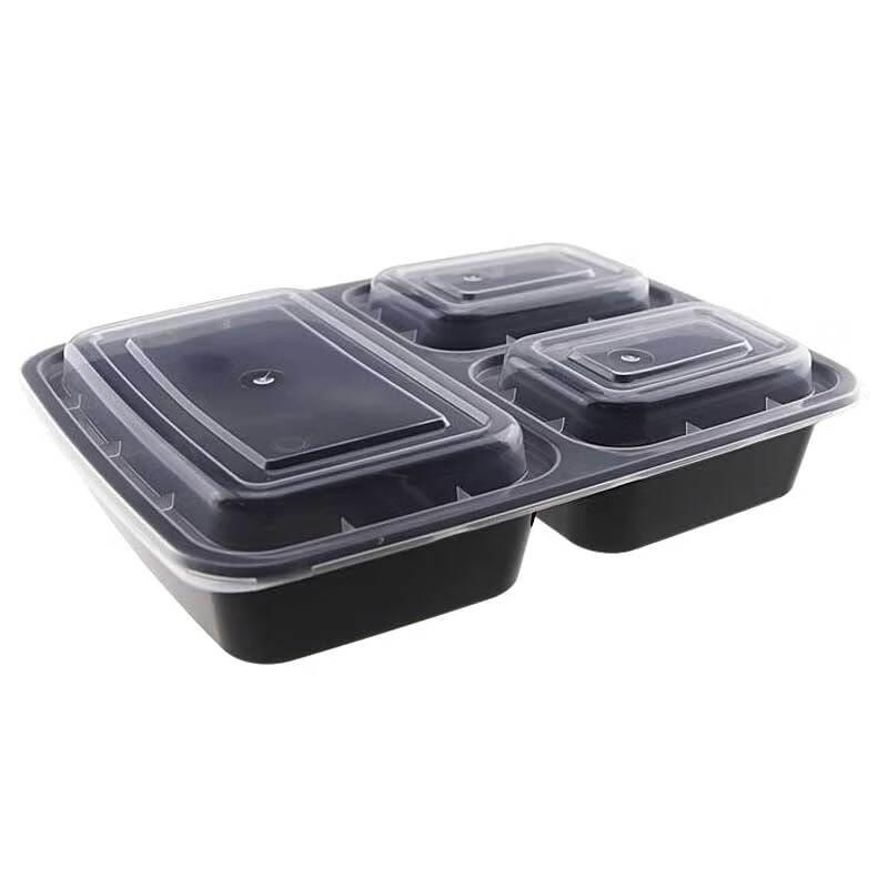Disposable 3-Compartment Black Square Food Container
Disposable 3-Compartment Black Square Food Container