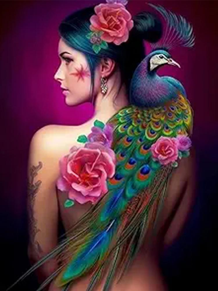 Квадратный круглый 5DDIY Алмазная картина Фэнтези Павлин Женщина Алмазная мозаика Вышивка Цветок Алмазная вышивка крестом Настенное искусство Full Round 20x30CM
Квадратный круглый 5DDIY Алмазная картина Фэнтези Павлин Женщина Алмазная мозаика Вышивка Цветок Алмазная вышивка крестом Настенное искусство Full Round 20x30CM