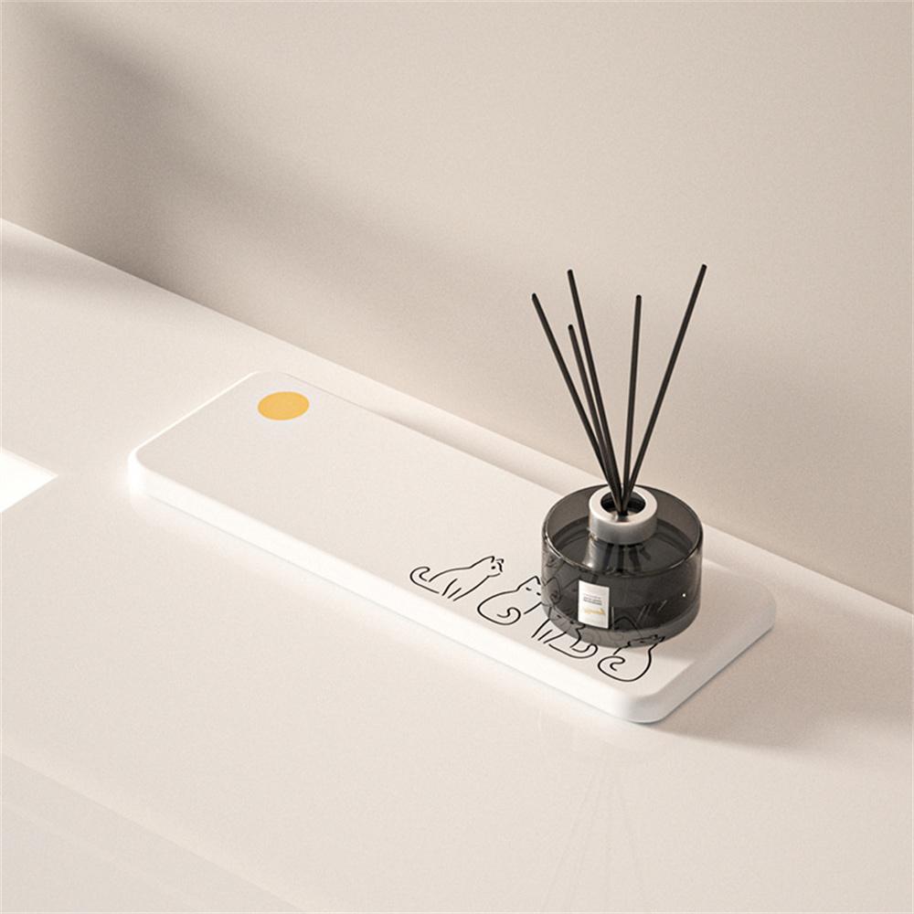 22.5 x 7cm Diatomite Drying Mat Absorbent Pad for Bathroom Sink Countertop Faucet Draining Pad B
22.5 x 7cm Diatomite Drying Mat Absorbent Pad for Bathroom Sink Countertop Faucet Draining Pad B