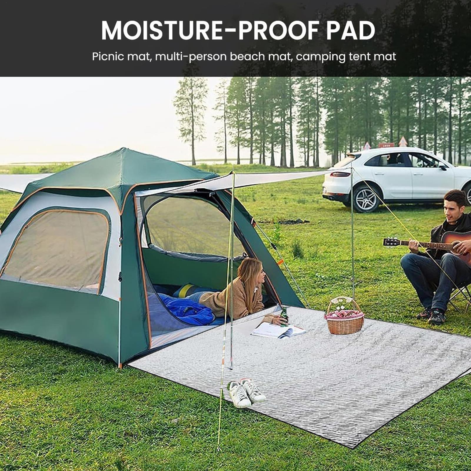 Camping Floor Mat Foam Aluminum Foil Blanket Insulating Waterproof Thermal Sleeping Tent Pad For Camping Tour Picnic Beach Tent 195x 180cm
Camping Floor Mat Foam Aluminum Foil Blanket Insulating Waterproof Thermal Sleeping Tent Pad For Camping Tour Picnic Beach Tent 195x 180cm