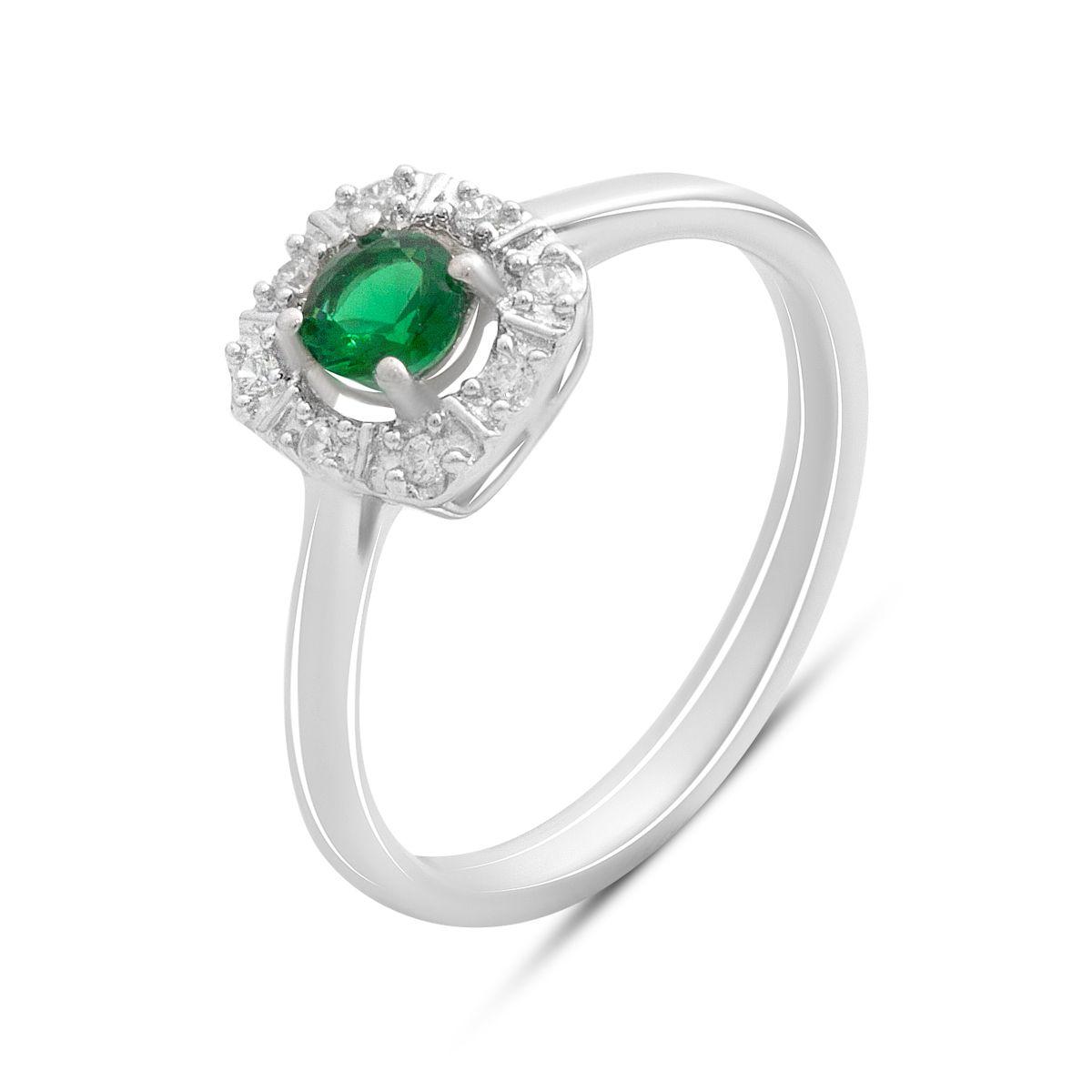 Silver ring with nano emerald 0.32ct, item weight 2.12 gr (2192244) 17.5
Silver ring with nano emerald 0.32ct, item weight 2.12 gr (2192244) 17.5