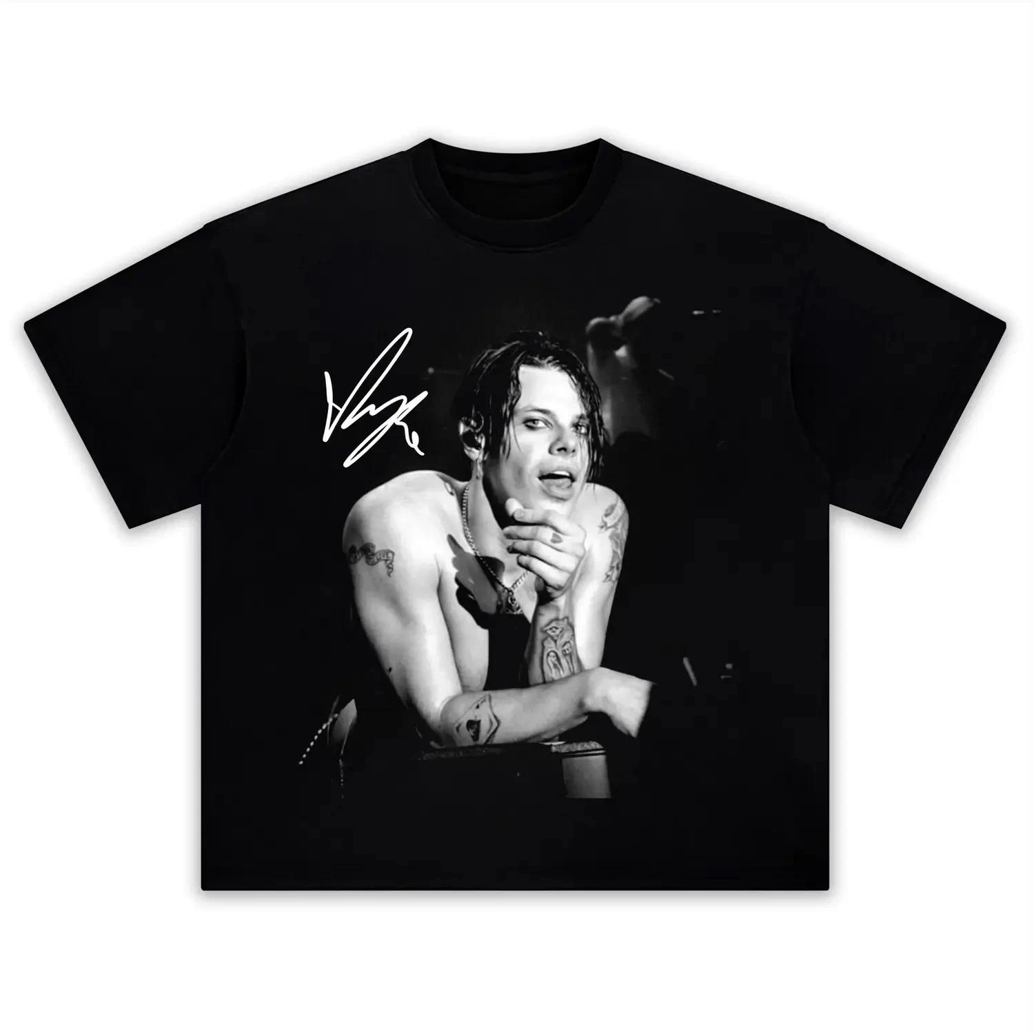 2026 Summer Fashion Retro Style Singer YUNGBLUD Portrait Graphics Cotton Tshirt Unisex Short Sleeve Unisex s Shirt Streetwear S
2026 Summer Fashion Retro Style Singer YUNGBLUD Portrait Graphics Cotton Tshirt Unisex Short Sleeve Unisex s Shirt Streetwear S
