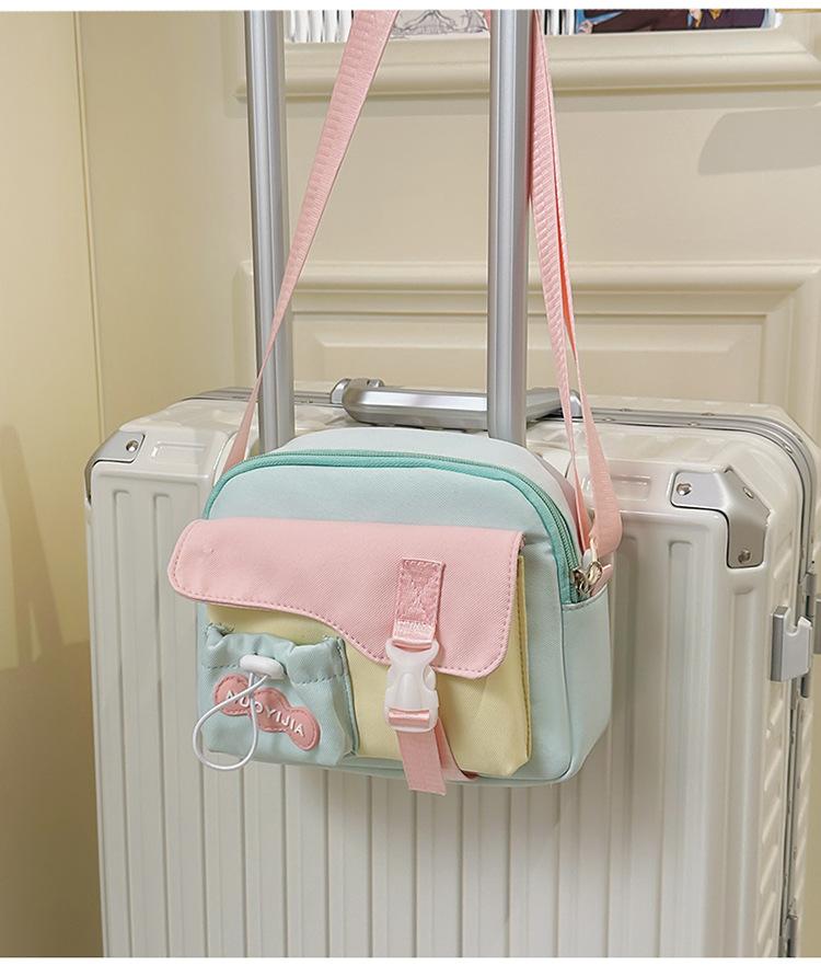 Школьный рюкзак Милый и простой рюкзак в сочетающихся цветах Мори, высокая ценность, универсальная сумка-мессенджер, Повседневная и легкая водонепроницаемая сумка через плечо