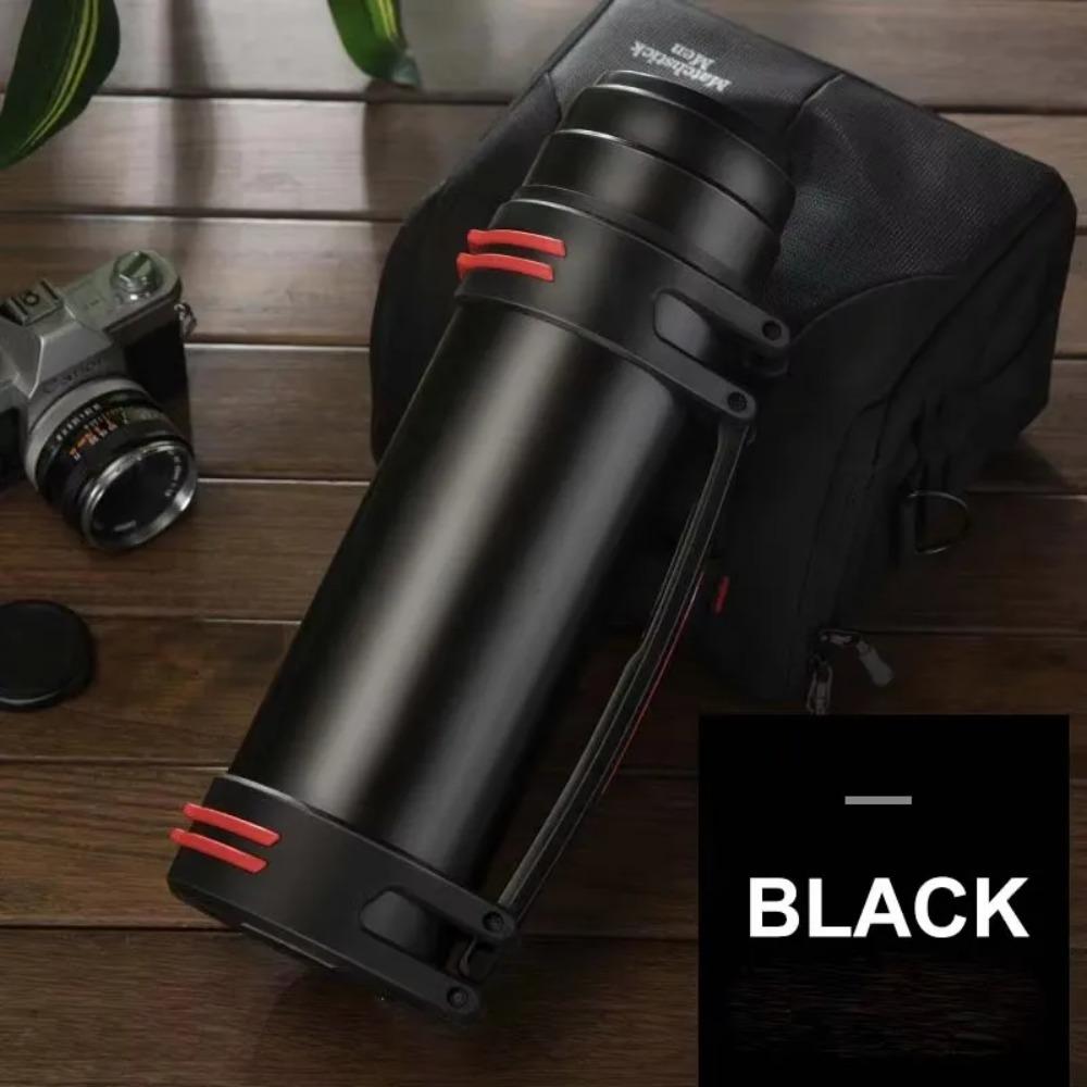1.2/1.6/2.0L Stainless Steel Thermos Bottle Outdoor Vacuum Flask 24H Hot Cold Leakproof Large Capacity for Travel Hiking Camping 1.2L чёрный
1.2/1.6/2.0L Stainless Steel Thermos Bottle Outdoor Vacuum Flask 24H Hot Cold Leakproof Large Capacity for Travel Hiking Camping 1.2L чёрный