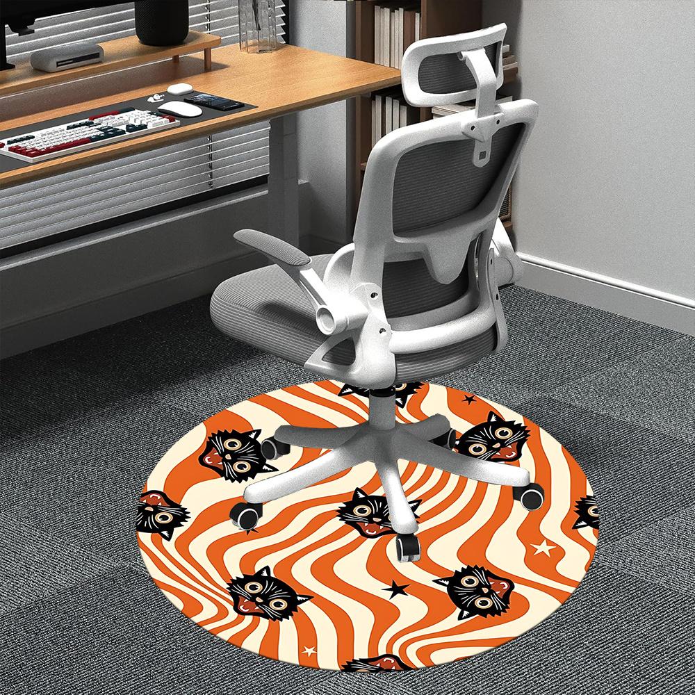 1pc Cat Halloween Office Round Area Rug, Indoor Mat Suitable ForOffice, Under Office Chairs Bedroom Living Room Home Decor, Room Deco u72 80cm by 80cm
1pc Cat Halloween Office Round Area Rug, Indoor Mat Suitable ForOffice, Under Office Chairs Bedroom Living Room Home Decor, Room Deco u72 80cm by 80cm