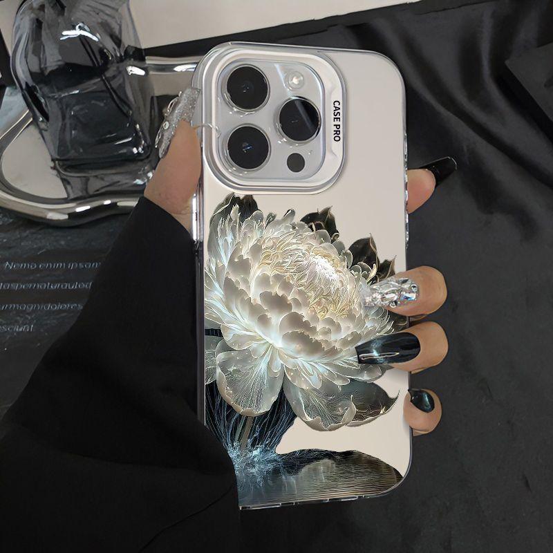 Colorful Drop-Proof Lotus Case for iPhone 16 Pro Max, Silver, Protective for Models 13-15 iPhone 15 Plus
Colorful Drop-Proof Lotus Case for iPhone 16 Pro Max, Silver, Protective for Models 13-15 iPhone 15 Plus